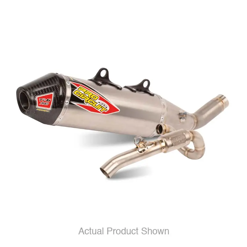 TI-6 PRO TITANIUM SYSTEM W/CARBON END-CAP TRIUMPH 250, '2025