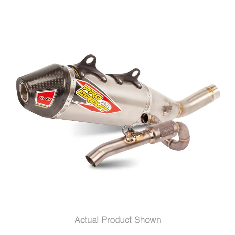 TI-6 TITANIUM SYSTEM W/CARBON END-CAP TRIUMPH 250, '2025