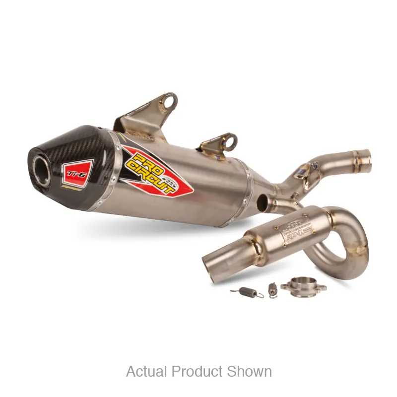 TI-6 TITANIUM SYSTEM W/CARBON END-CAP SHERCO 250/300 SEF 25-26