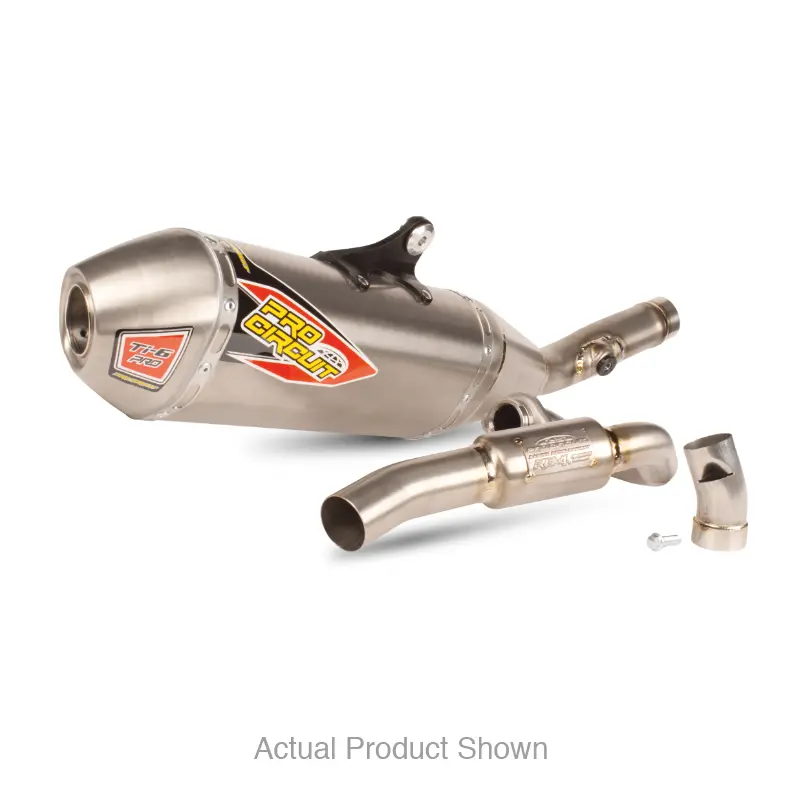 TI-6 BC PRO TITANIUM SYSTEM W/ TITANIUM END-CAP RMZ250 '2019-25