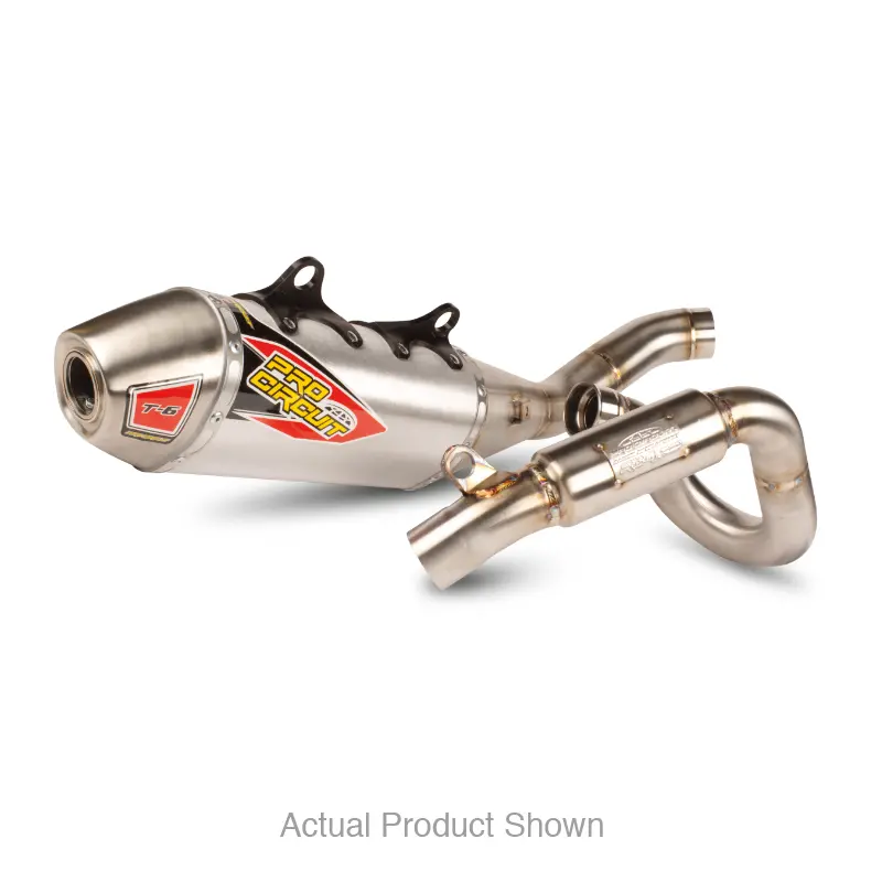 T-6 STAINLESS SYSTEM W/REMOVABLE SPARK ARRESTOR,TRIUMPH 450-C/RC, '2026
