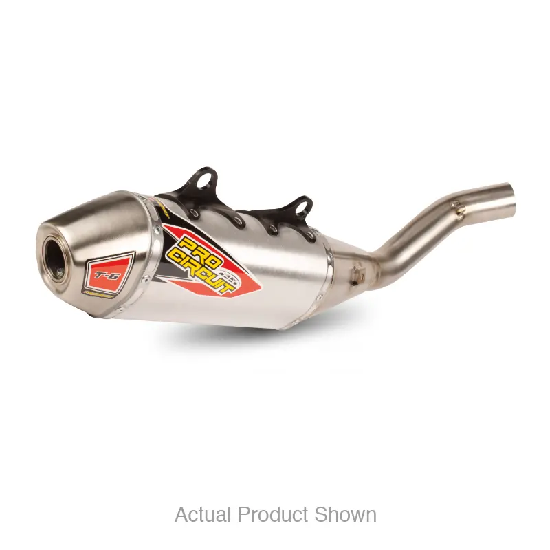 T-6 STAINLESS SLIP-ON W/REMOVABLE SPARK ARRESTOR TRIUMPH 450-C/RC, '2026