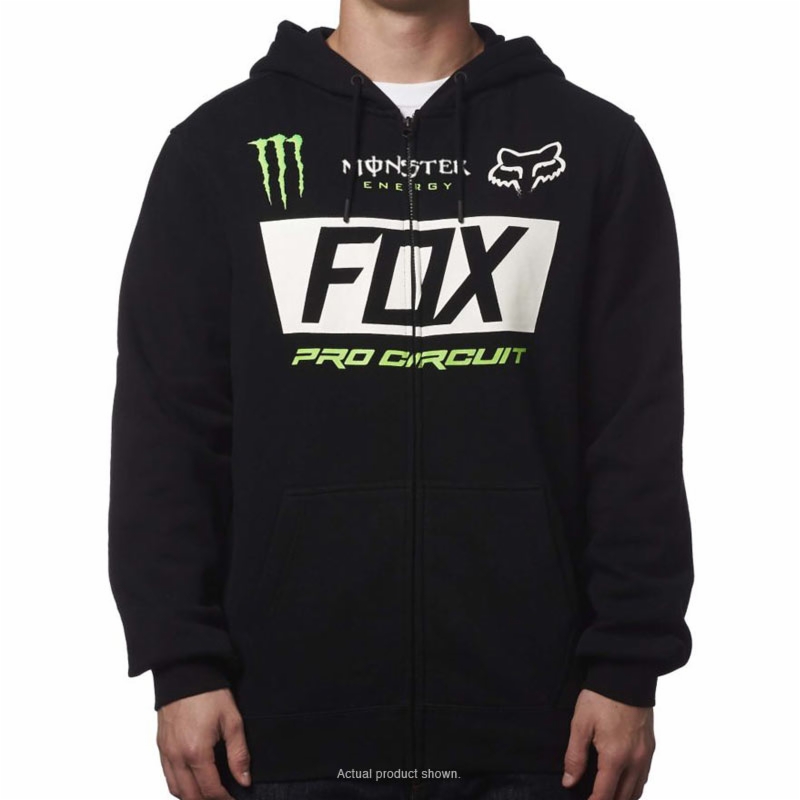 Fox Monster Paddock Black Zip-Up