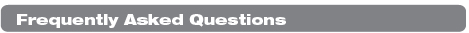Frequently Asked Questions