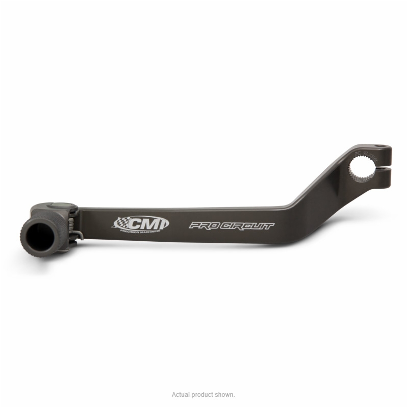 Tusk Folding Shift Lever With Green Tip – Fits Kawasaki KLX110 2005-2022, Black
