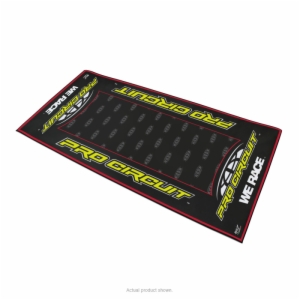 PRO CIRCUIT PIT RUG YELLOW/RED MINI BIKE