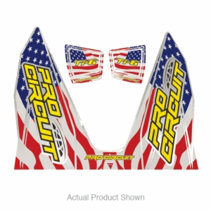 REPLACEMENT TI-6 WRAP AND END CAP DECAL STARS AND STRIPES