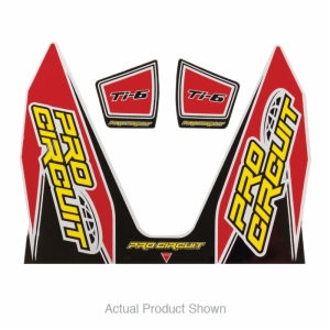 REPLACEMENT TI-6 WRAP AND END CAP DECAL RED