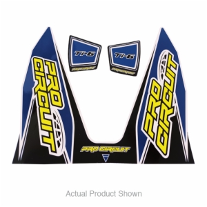 REPLACEMENT TI-6 WRAP AND END CAP DECAL DARK BLUE