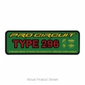 PC TYPE 296 SILENCER DECAL