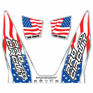 2013 REPLACEMENT USA DECAL (WHITE)