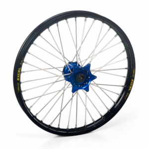 HAAN BLACK FRONT RIM/BLUE HUB KX85 SMALL WHEEL 1997-2013