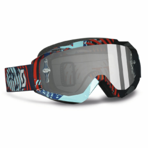SCOTT GOGGLE HUSTLE MX (VINYL BLUE/RED)