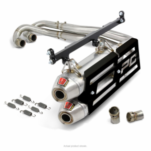 T-5 STAINLESS DUAL SYSTEM W/SPARK ARRESTOR RZR XP 900 '13-14