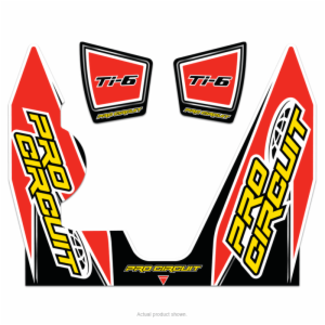 REPLACEMENT TI-6 WRAP AND END CAP DECAL YZ450F