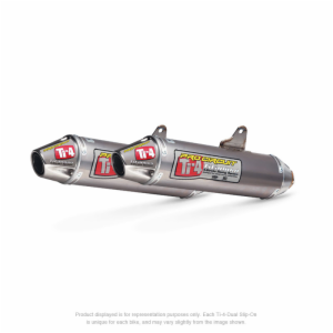 TI-4 DUAL SLIP-ON SILENCERS, CRF250R '07-08