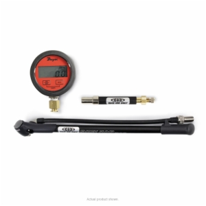 AIR FORK PUMP W/DIGITAL GAUGE & SWIVEL EXTENSION, CRF450R '13-16, KX450F '15-16, RMZ450 '15-16