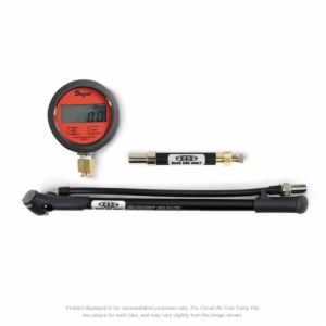 KX450F 13-14 AIR FORK PUMP, DIGITAL GAUGE W/ SWIVEL EXTENSION