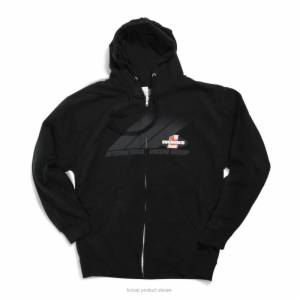 WORKS ONE TRIPLE THREAT ZIP HOODY, BLACK, LARGE