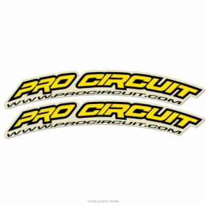P/C.COM MINI FENDER DECALS (PAIR), YELLOW