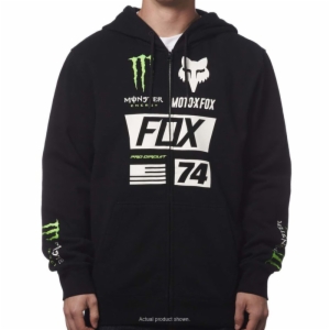 '17 FOX MONSTER UNION ZIP-UP HOODY, MEDIUM