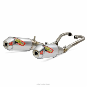 T-6 STAINLESS DUAL SYSTEM W/REMOVABLE SPARK ARRESTORS, CRF250R '18-19