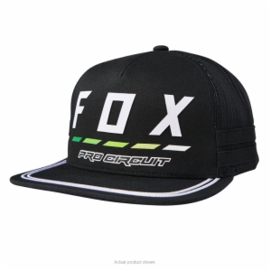 FOX PC DRAFTR SNAPBACK HAT BLK