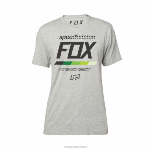 FOX PC DRAFTR SS PREMIUM TEE [HTR GRY] 2X